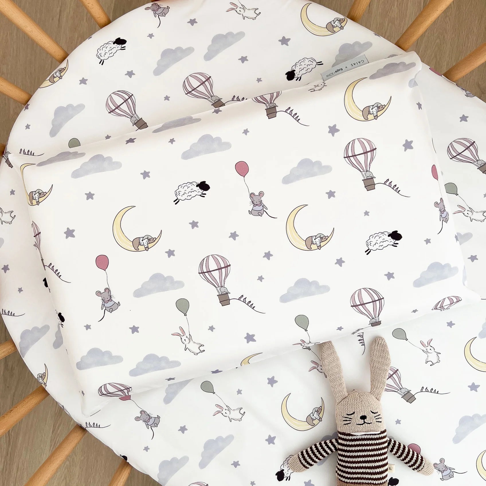 [Kays+Kins x GAIAS] Baby Cot Fitted Sheet
